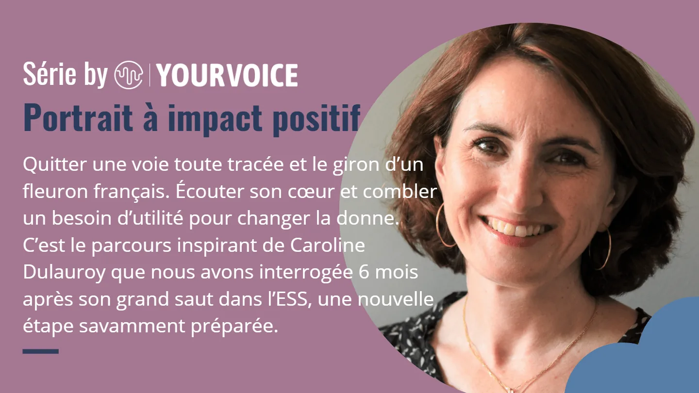 Portrait à impact positif : Caroline Dulauroy, directrice générale déléguée en charge des programmes chez Article 1.