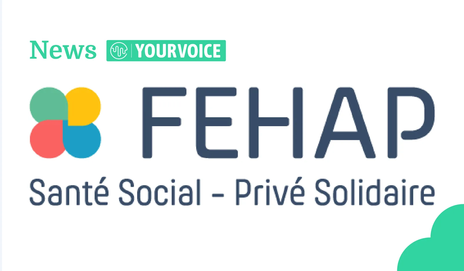 Logo de la FEHAP, fédération du secteur Santé Social Privé Solidaire.